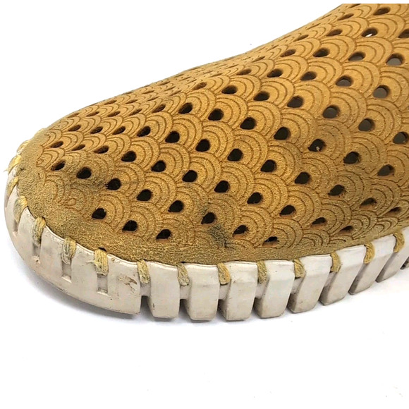 Ilse Jacobsen Tulip Shoe Womens 40 EU 9.5 US Citronella Mustard Yellow READ - Picture 13 of 15